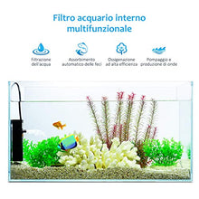 Carica l'immagine nel visualizzatore di Gallery, OMORC Filtro Acquario Interno Multifunzionale con 2 Spugne Filtranti blu - Ilgrandebazar
