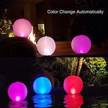 Carica l&#39;immagine nel visualizzatore di Gallery, LED Luci Giardino Esterno,Luci piscina galleggianti IP68 Impermeabile 4pcs