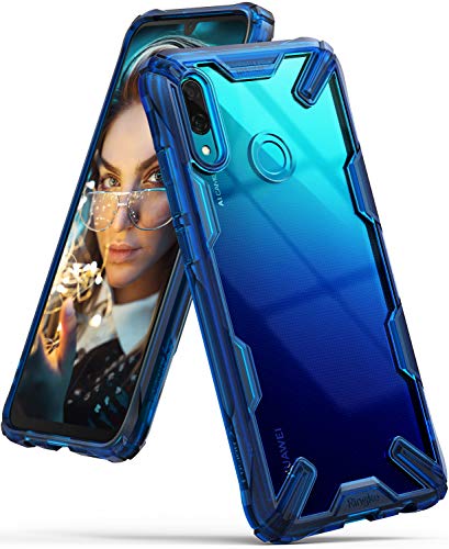 Ringke Fusion-X Custodia Compatibile con Huawei P Smart 2019, Space Blue - Ilgrandebazar