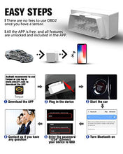 Carica l&#39;immagine nel visualizzatore di Gallery, KOYOSO OBD2 Bluetooth, Mini OBD II ELM327 Wireless Auto Code Lettore...