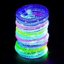 Carica l&#39;immagine nel visualizzatore di Gallery, NASUM Braccialetti Luminosi, 12 PCS 6 Colori Multicolori,... - Ilgrandebazar