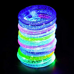 NASUM Braccialetti Luminosi, 12 PCS 6 Colori Multicolori,... - Ilgrandebazar
