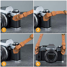 Carica l&#39;immagine nel visualizzatore di Gallery, TARION TNS-L2 Cinturino in Pelle per Fotocamera Tracolla pelle per...
