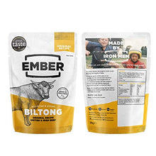 Carica l&#39;immagine nel visualizzatore di Gallery, Ember Biltong – Carne Secca Beef Jerky Originale – Snack Proteico Tascabile,...