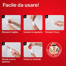 Carica l&#39;immagine nel visualizzatore di Gallery, Fischer Stucco Veloce NTJH con Spatola Integrata per Coprire Fori e Crepe, Bianco, per Muro, Intonaco, Cartongesso, 552152