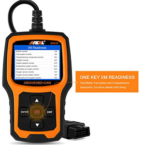 ANCEL AD410 OBD II Strumento di scansione della Luce del Motore AD410OR - Ilgrandebazar