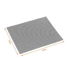 Carica l&#39;immagine nel visualizzatore di Gallery, GWHOLE Set di 4 BBQ Grill Mesh Tappetino Antiaderente Griglia Rete...
