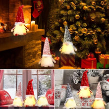 Carica l'immagine nel visualizzatore di Gallery, MOYKSRR Gnomi Natalizi Set di 3, Elfo Babbo Natale Peluche, Gnomo di Natale Decorazioni Natalizie, Gnomo Natale con LED, Decorazione Natalizia Casa per Albero Natale Tavolo Camino