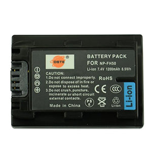 DSTE - Batteria di Ricambio e caricabatteria da Viaggio Compatibile con Sony...