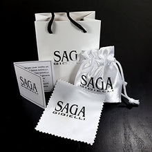 Carica l&#39;immagine nel visualizzatore di Gallery, SAGA GIOIELLI® BRACCIALE DONNA ACCIAIO CRISTALLI FESTA DELLA MAMMA