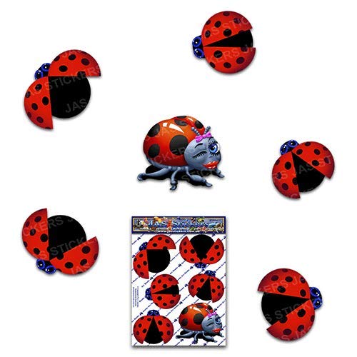 Autoadesivo dell'automobile dell'animale animale della Lady Beetle per i... - Ilgrandebazar