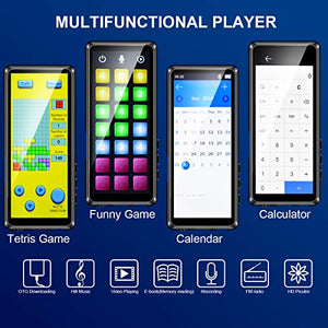 Lettore MP3 Bluetooth 8GB portatile con 3,5 Pollici Schermo TFT Lettore...