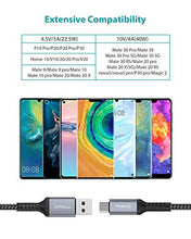 Carica l'immagine nel visualizzatore di Gallery, Nimaso Huawei Cavo USB C 5A[2Pezzi/2M+2M], Type-C 2M+2M, Grigio