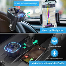 Carica l&#39;immagine nel visualizzatore di Gallery, [Bluetooth V5.0] LENCENT Trasmettitore FM Bluetooth, per...