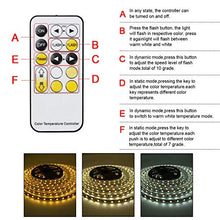 Carica l&#39;immagine nel visualizzatore di Gallery, URAQT Striscia LED 5M，Impermeabile Bianco Freddo &amp; Caldo 5m - Ilgrandebazar