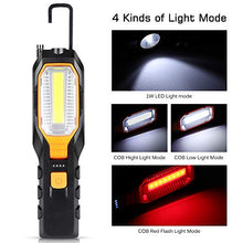Carica l&#39;immagine nel visualizzatore di Gallery, Haofy LED Work Light, luce di ispezione COB ricaricabile con 4 Torce1 - Ilgrandebazar