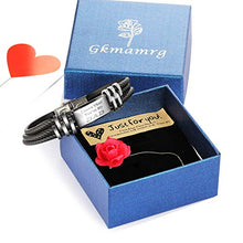 Carica l&#39;immagine nel visualizzatore di Gallery, Gkmamrg Padre Tags Regalo da Uomo, Bracciale con Dad Silicone Bracciali 21cm