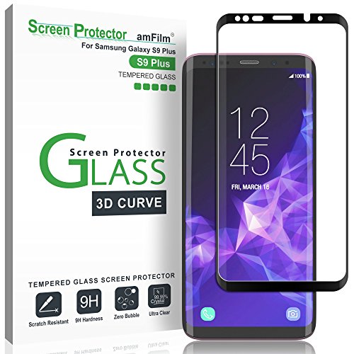 amFilm Vetro Temperato Pellicola Protettiva per Galaxy S9 Plus, Copertura... - Ilgrandebazar