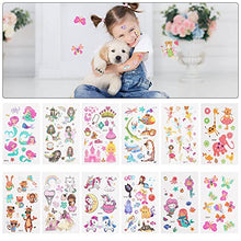 Carica l'immagine nel visualizzatore di Gallery, ACWOO Tatuaggi Temporanei Finti per Bambini, 60 Fogli, Set per per Ragazzi, Cartoni Animati, per Adulti Festa Compleann