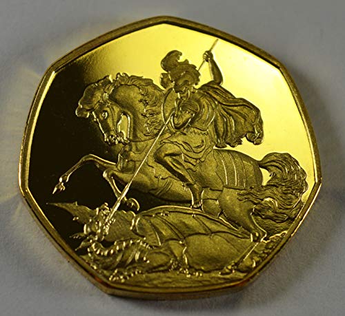 ST George & The Dragon - Album commemorativo per Monete da 50 centesimi, in... - Ilgrandebazar