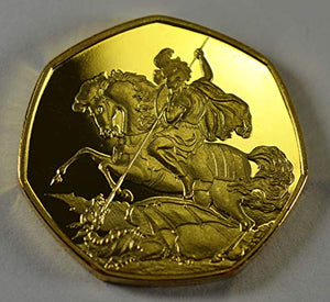 ST George & The Dragon - Album commemorativo per Monete da 50 centesimi, in... - Ilgrandebazar