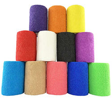 Carica l'immagine nel visualizzatore di Gallery, Inksafe - Bende coesive autoadesive in colori assortiti, 7,5 cm x 4,5 m,...