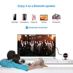 Lettore DVD portatile CD, lettore CD/DVD musicale Bluetooth con white - Ilgrandebazar