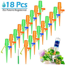 Carica l'immagine nel visualizzatore di Gallery, Irrigazione a Goccia,18Pcs Regolabile Strumento di Automatico a...