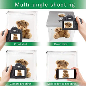 Amzdeal Tenda Studio Light Box Fotografico 40 * 40cm Portatile Dimmerabile