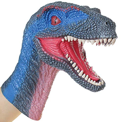 Lebze Burattino di Mano Velociraptor Dinosauro Action Figure - Ilgrandebazar
