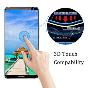 NASFUEY[3 Pezzi Vetro Temperato per Huawei Mate 10 PRO, 10 PRO
