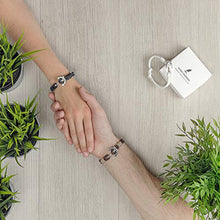 Carica l&#39;immagine nel visualizzatore di Gallery, Wind Passion Bracciale Large ( Wrist size: 17.5 - 19.4 cm ), Black pearl - Ilgrandebazar