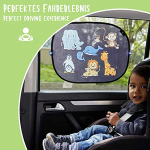 Fluffy's World Tendine parasole Auto bambini - tendina auto -con...
