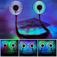 Carica l'immagine nel visualizzatore di Gallery, YINSAN Ventilatore Portatile,Ventilatore Indossabile da Collo Ricaricabile...