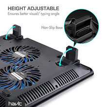 Carica l&#39;immagine nel visualizzatore di Gallery, HAVIT Basi di Raffreddamento per PC Portatili Notebook Cooler 15.6&quot;-17&quot;...