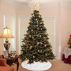 Tappeto Albero di Natale, Copri Base Albero Natale, Gonna Albero di Natale, Facile da Pulire e Riutilizzabile