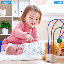 Carica l&#39;immagine nel visualizzatore di Gallery, MYPIN - Telecamera IP per bambini, WiFi, 1080p, interni e interni, con...