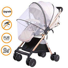 Carica l&#39;immagine nel visualizzatore di Gallery, Zanzariera universale per passeggino, con elastico e chiusura lampo, extra...