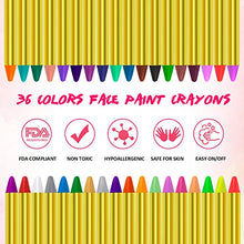Carica l&#39;immagine nel visualizzatore di Gallery, Gifort 36 Colori Face Paint, Paint per Bambini Painting Body... - Ilgrandebazar