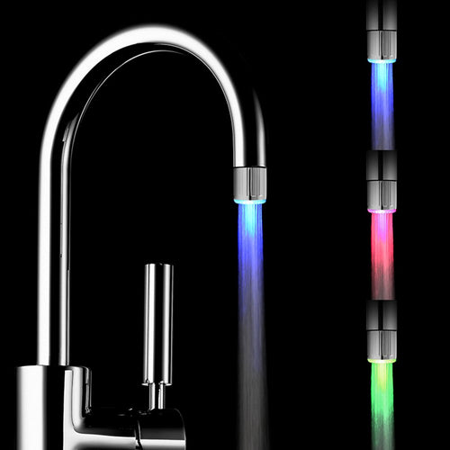 2 pezzi Acqua rubinetto LED colorato con 3 colori che cambiano Termica,... - Ilgrandebazar