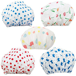 com-four® 5X Cuffia per Doccia Impermeabile Proteggere 05 Pezzi - Mescola - Ilgrandebazar