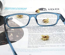 Carica l&#39;immagine nel visualizzatore di Gallery, MODFANS Confezione da 3 Occhiali Lettura 2.5 +2.50, Nero-grigio-blu - Ilgrandebazar