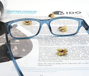 MODFANS Confezione da 3 Occhiali Lettura 2.5 +2.50, Nero-grigio-blu - Ilgrandebazar