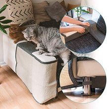 Carica l&#39;immagine nel visualizzatore di Gallery, ECOSCO Copridivano Protettore Animal Tappetino laterale destro grigio chiaro.