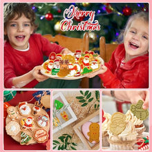 Carica l&#39;immagine nel visualizzatore di Gallery, 16 Pezzi Formine per Biscotti Natalizi, Formine Biscotti Natale 3D Tagliabiscotti Natalizi Plastica Stampi Biscotti, Stampo per Biscotti Natalizi per Decorare Biscotto Dolci Torta