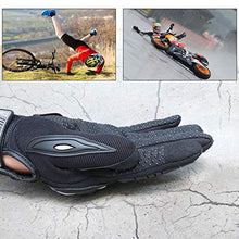 Carica l'immagine nel visualizzatore di Gallery, COFIT Guanti da Moto, Touchscreen sulle Dita, per corse in XXL, Nero