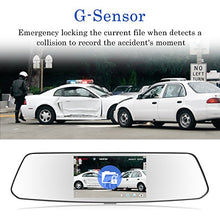 Carica l&#39;immagine nel visualizzatore di Gallery, 【2020 Nuova Versione】 CHORTAU Telecamera per Auto da 4,8 pollici Touchscreen...