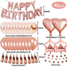 Carica l'immagine nel visualizzatore di Gallery, SPECOOL Palloncini Compleanno in Oro Rosa Decorazioni per Feste,... - Ilgrandebazar