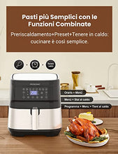 Carica l&#39;immagine nel visualizzatore di Gallery, Proscenic T21 Friggitrice ad Aria, 5.5L Air Fryer Controllo con App &amp; Alexa e Display LED Toccabile, Funzioni Timer/Preriscaldamento/Programmi/Senza BPA e PFOA per Patatine Fritte/Ali di Pollo/Pizza