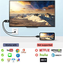 Carica l'immagine nel visualizzatore di Gallery, AMANKA 4K Cavo Phone HDMI Adattatore,4K 30HZ to HDTV MHL Lighting...